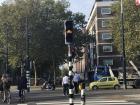There are special stoplights for bikers