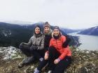 My two sisters, Lauren (left), Kate (middle), and me! Here we are while hiking in the Colombia River Gorge in Oregon.