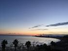 Sitting and watching the sunset over the beach... in November! Winters are mild here in Barcelona.