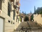 I walk up these steps everyday to get to school