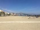 The beach in Malaga, Spain