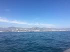 View from the boat ride in Malaga, Spain