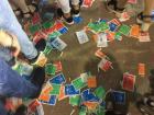 Traditional card game at the fair