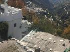 The roofs of the houses in the three villages are made from crushed slate