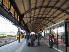 This is a look down the train station, my train is on the left. It was actually about to leave when I stopped to take this picture! It's important to be on time!