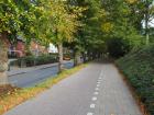 The bike lanes in the country side are wide and empty. It makes biking a great family activity!