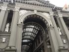 The regenerated massive archways and pillars of the Municipal of Guayaquil