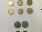 The U.S. and Ecuadorian coins for currency