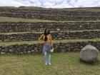 In Cuenca, the ancient Incans built this rock to guard their crops and it has been in the same places for year. How beautiful