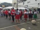 Younger children that were marching in the parade to show traditional clothing of the highland areas