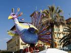 Enjoying colorful floats