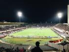 View of the soccer field from my seat