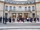 The Fulbright winners were welcomed to the Ambassador's residence in Prague after arriving