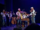 To have folk dancing, you need folk music, like this live band of fiddle players and violinists