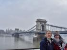 This is the first bridge built to connect Buda to Pest across the Danube, making Budapest