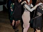 Here I am dancing in a Conga line at the ball