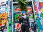 Here I am visiting the Lennon Wall in Prague, the capital of the Czech Republic