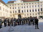 Soldiers getting ready to march in the parade