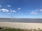 So many people having fun on the windy lake!