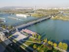 A view over the Danube River in Vienna