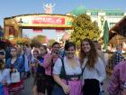 Visiting Oktoberfest with my Danish friend Anna Mai