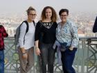 Exploring Budapest with my Italian friends Sarah and Angelica