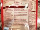 The back of the pre-made cookie batter package has easy-to-follow baking instructions. 