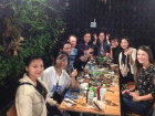 With some of Josh's co-workers and friends in Vietnam, at one of our favorite restaurants