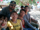 Josh with some of his co-teachers and friends in Vietnam 