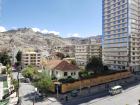 View from our Airbnb in the center of La Paz 