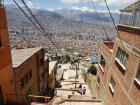 Looking down over La Paz 