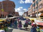 Strolling through one of La Paz's many street markets