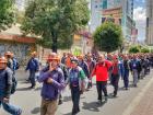 Some people accused Evo Morales of hiring "fake miners" to march into the city center in order to support him 