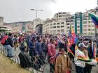 Indigenous Bolivians marched into the city after Evo Morales' resignation 