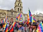 The Basilica of San Francisco became an important meeting place for indigenous marchers