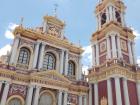 Many people in Salta visit cathedrals like this every Sunday to attend Catholic services 