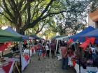 People in Salta often spend the weekends with their families, strolling through outdoor markets like this and lounging in local parks