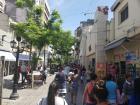 One of the two pedestrianized streets in the center of Salta 