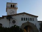 The Santa Barbara Courthouse overlooks the downtown area of the city