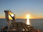 The sun never quite sets during the summer in Antarctica