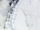 There is a massive amount of fresh water contained in an ice shelf