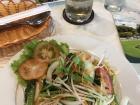 Fresh noodles with vegetables in Vietnam