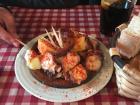 This is the traditional dish of pulpo a la gallega