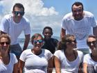 At sea with the volunteer team in Madagascar