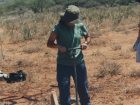 In Samburu, Kenya we collected soil samples to help evaluate the habitat