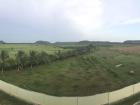 A view of the surrounding greenery and hills from the roof of the school