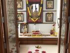 The puja room in my new house, where we pray