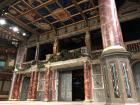 The stage at the Globe Theatre