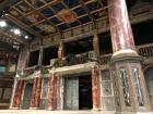 The stage at the Globe Theatre