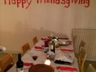 We had fun celebrating "Friendsgiving" with assistants from Germany and England